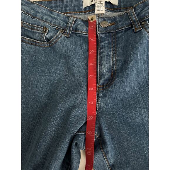 NWOT Kenneth Cole Reaction Straight Leg Ankle Med Wash Denim Mid-Rise Jeans -10 - Picture 11 of 14